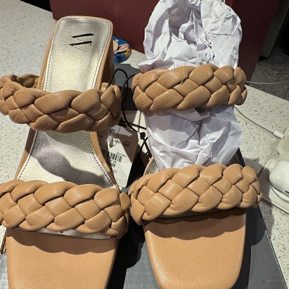 NWT Women's Heeled Sandals – Stylish Comfort (Size 7.5) - Picture 5 of 5